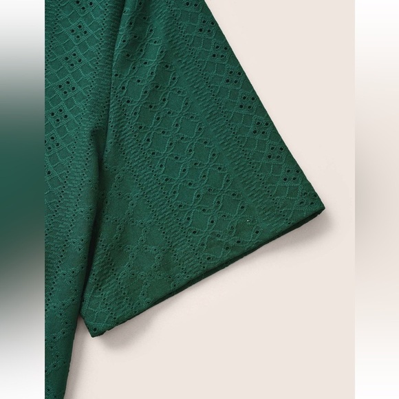 BloomChic Plus Size XL Plain Textured Twist Back T-shirt us14-16 - Picture 4 of 8